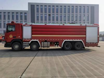 China 2 People Water Tank Fire Truck Commercial Fire Trucks 11500×2520×3800MM PM240/SG240 for sale