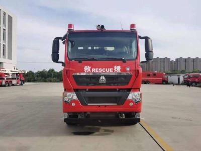 China JP18 HOWO Camión de bomberos de la torre de agua 16kW/T Camión de bomberos de espuma Sinotruk en venta