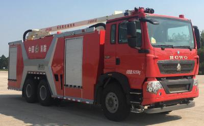 Китай JP18 30250KG HOWO Водяная башня грузовик Вода 10000L класса B Пеновая 2000L мини насос спасения продается