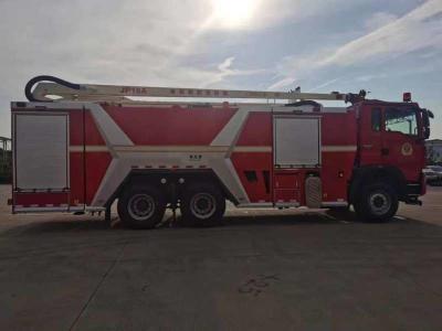 China JP18 95km/H HOWO Water Tower Fire Truck 9940×2520×3580MM Industrial Fire Truck for sale