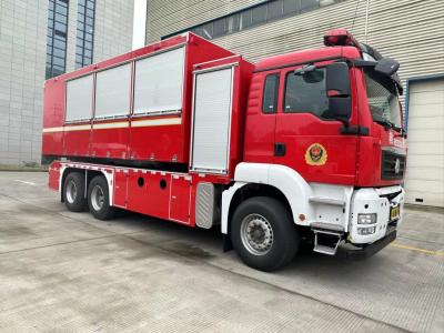 China QC300 Cabina comercial Motor de incêndio Caminhão de incêndio de água 10500 × 2550 × 3800MM à venda