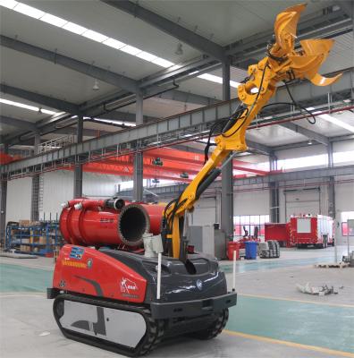 China RXR-JM200D Fire Fighting Robot Car 2650kg Automatic Fire Extinguisher Robot for sale
