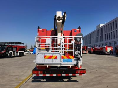 Chine DG20 Plateforme aérienne échelle pompeur camion de pompiers 8400×2530×3780MM 257KW à vendre