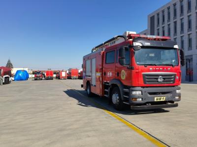 Cina 19200 kg camion pompiere Swatow DG20 piattaforma aerea camion pompiere TFT/PLKD32-Tornado in vendita