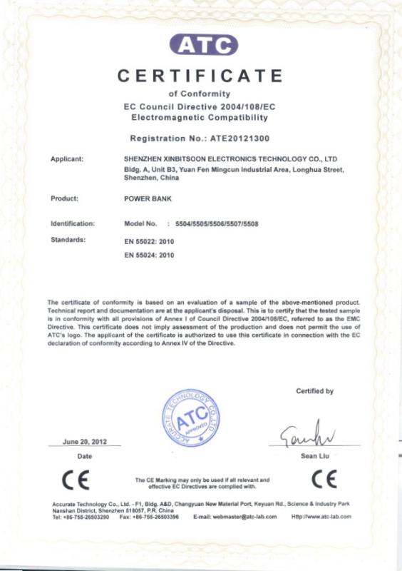 CE - ShenZhen Befirst Electronic Technology co.,ltd