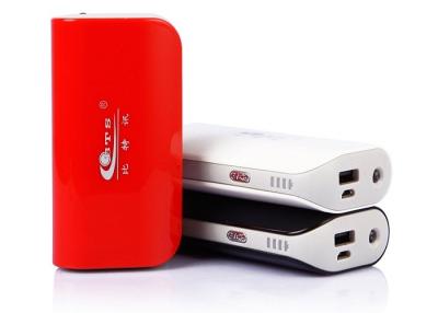 China Smartphones Portable 5200Mah Power Bank 5 Volt With LED Light / Micro 5 Pin Cable for sale