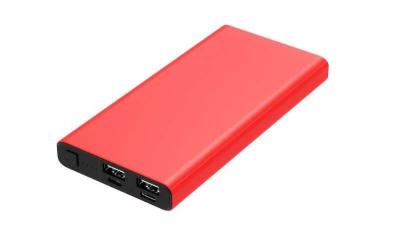 China La nueva caja metálica PowerBank del precio bajo con el tipo C+2 USB hizo salir la capacidad 10000mah en venta