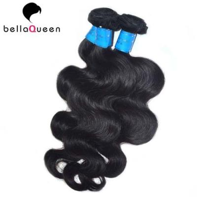China Onda brasileña negra natural del cuerpo de las extensiones del cabello humano de la Virgen con la cutícula en venta