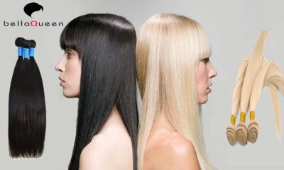 China Forme a categoria de trama européia reta natural e dourada 6A das extensões do cabelo à venda
