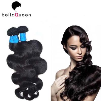 China Full Cuticel Grade 7a Human Hair Extension , Natural Black Body Wave for sale