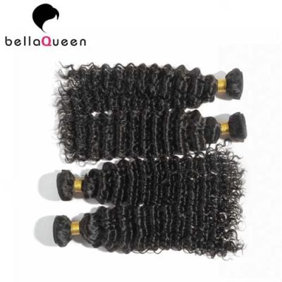 China Full Cuticle Curly Indian Wavy Virgin Hair For No tangling No shedding for sale