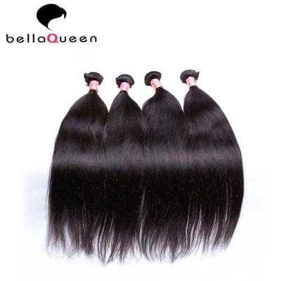 Китай Отсутствие линяя естественного черного шелковистого прямо в европейских человеческих волосах девственницы для красотки продается