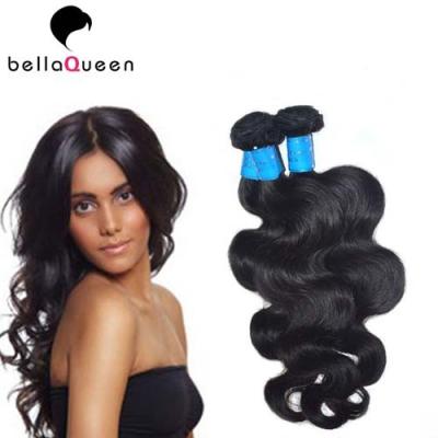 China Natural Black 6a Virgin Burmese Remy Hair Extension , Body Wave Human Hair Weaving for sale