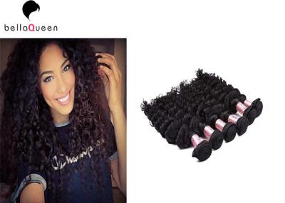 China Remy 100G Indian Double Drawn Hair Extensions Curly Natural Black for sale
