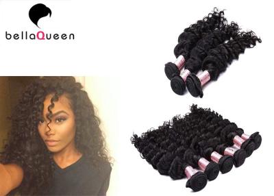 China Curly 6A Malaysian Virgin Hair , 10 Inch - 30 Inch Human Hair Extension for sale
