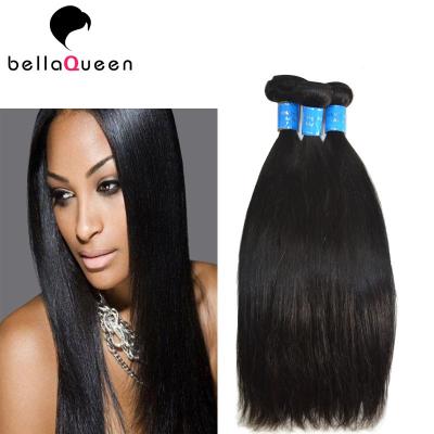 China 100 g 1b Silky Straight 100% Virgin Mongolian Hair Extensions Straight for sale