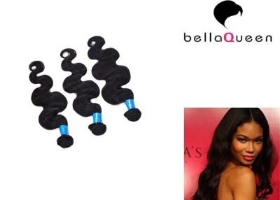 China Virgin Malaysian Hair Body Wave , Black Women Double Drawn Hair Extensions for sale
