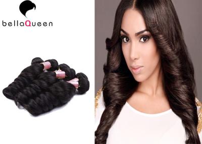 China Unprocessed Double Drawn Mongolian Hair Extensions , Loose Wave Hair Extension for sale