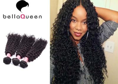China Double Drawn Virgin Curly Mongolian Hair Extensions 100% Human Hair Weaving for sale