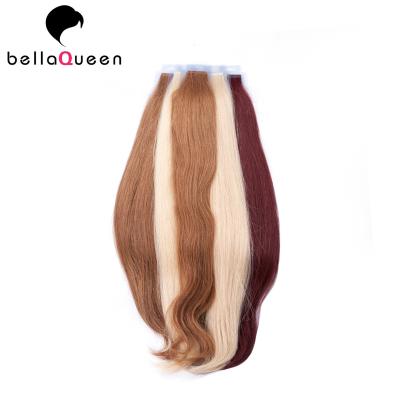 Cina Estensioni vergini brasiliane colorate dei capelli del nastro dei capelli umani per il salone di bellezza in vendita