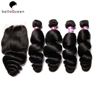 China extensiones reales del cabello humano de la onda floja birmana 7a 10 pulgadas - 30 pulgadas en venta