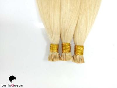 China Virgin Remy Human Hair Pre - Bonding Color 613 I Tip Hair Extension for sale