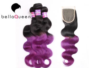 China 3+1 Bundle 1 Set Ombre Remy Hair Extensions Grade 6A Virgin Hair for sale