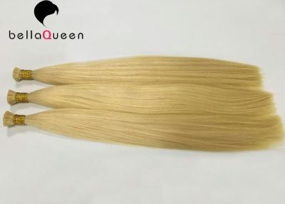 China Extensiones planas del pelo de la extremidad de la conclusión completa rubia de oro 613# para las mujeres en venta