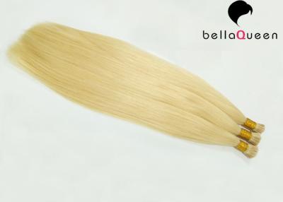 China Soft Feeling 613# Golden Blonde I Tip Hair Extensions Of 100g For One Bundle for sale