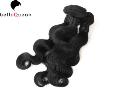 China Tecelagem natural do cabelo da onda do corpo das extensões do cabelo humano do Virgin do cabelo do preto 6A Remy à venda