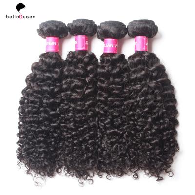 China Health Water Wave Pure Virgin Indian Curly Hair #1B Black Women Hair Extension for sale