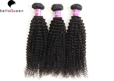 China Curly Wave Natutral Black Grade 7A  Virgin Hair Brazilain Human Hair Extension for sale