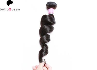 China No Shedding Grade 7A Natural Black Hair Extensions No Smell With Long Lifespan for sale