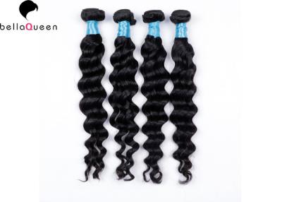 中国 加工されていない等級7Aのバージンの毛のかつら4は黒人女性のための深い波を緩く束ねます 販売のため