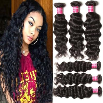 China Grade 7A Deep Wave Hair 100% Indian Virgin Hair Unprocessed Hair Extension for sale