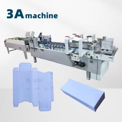 China Folder Gluer Carton and Envelope Gluing Machine AS-800 with Video Outgoing-Inspection for sale