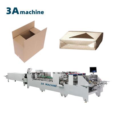 China 300m/min Dual- Lock Bottom Semi Automatic Folder Gluer Machine for Corrugated Boxes for sale
