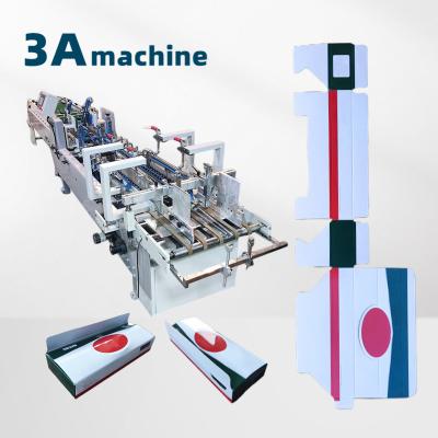 China Food Packaging Machine Suitable Box Automatic Carton Folder Gluer with Paper Material for sale