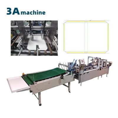 China CQT-800BS Automatic Book Cover Machine Presentation Folder Gluer Machine for Small Boxes for sale