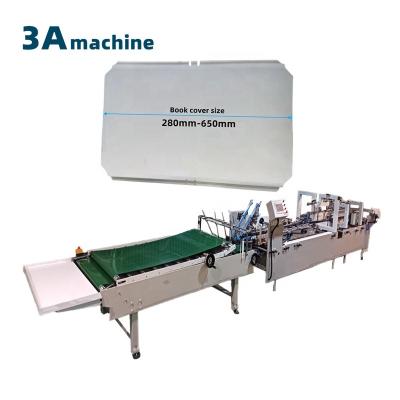 China PLC Controlled Box Folding and Gluing Machine for Book Cover Production for sale