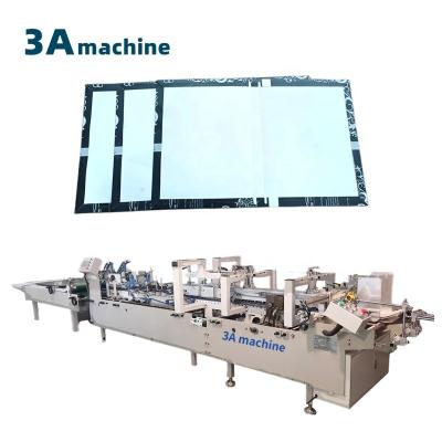 China Easy to Operate Book Cover Side Pasting Machine Box Folding Gluing Edge Gluing Machine for sale