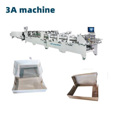 China Speed Carton Folding Machine CQT-850 with 14m*1.3m*1.4m Dimensions and 350 m/min Speed for sale