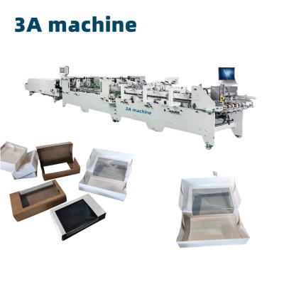 China Advanced CQT850 Folder Gluing Machine for 4 Corner Box 6 Corner Paper Box Paper Folding for sale