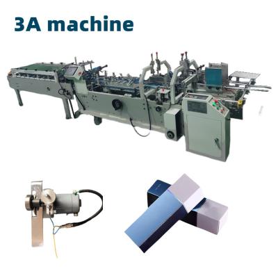 China Water Soluble Cole Glue Folder Gluing Machine for Fast and Cardboard Box Production for sale