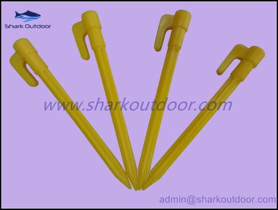 China Round head PP plastic tent pegs for sale