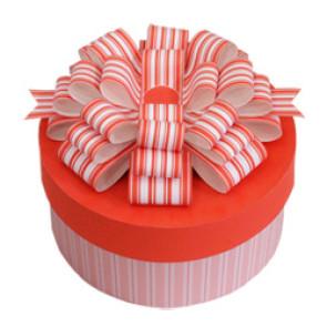 China Cilindro de papel - rosa de empaquetado formado de la caja de regalo para la torta de cumpleaños en venta
