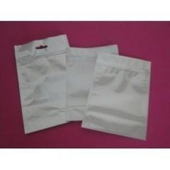 China Papel de aluminio impreso aduana lateral plateada blanca 3 que cocina el bolso con la cremallera en venta