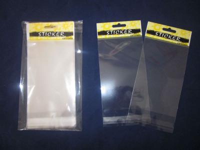 China Yellow OPP Head Packaging Printing Bags / OPP Cello Bag With Hole For Toothpick for sale