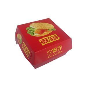China Custom Made Paper Box For Burger King Packaging , Hamburger Paper Box for sale