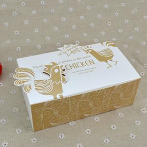 China Caixa impressa logotipo da galinha da pipoca, caixa de papel descartável para o fast food à venda